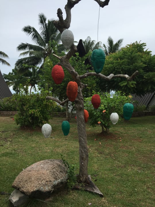 Gartenanlage La Digue Island Lodge