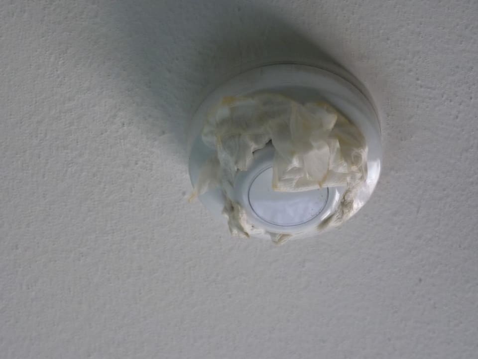 Abgeklebter Rauchmeldet Hotel Le Prince de Liège