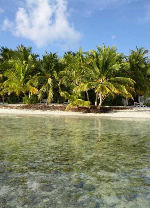 Bei den Wasservillen Kuramathi Maldives