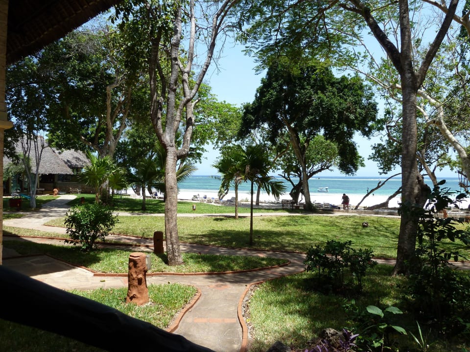 Ausblick von Bungalow 412 zum Meer Baobab Beach Resort & Spa