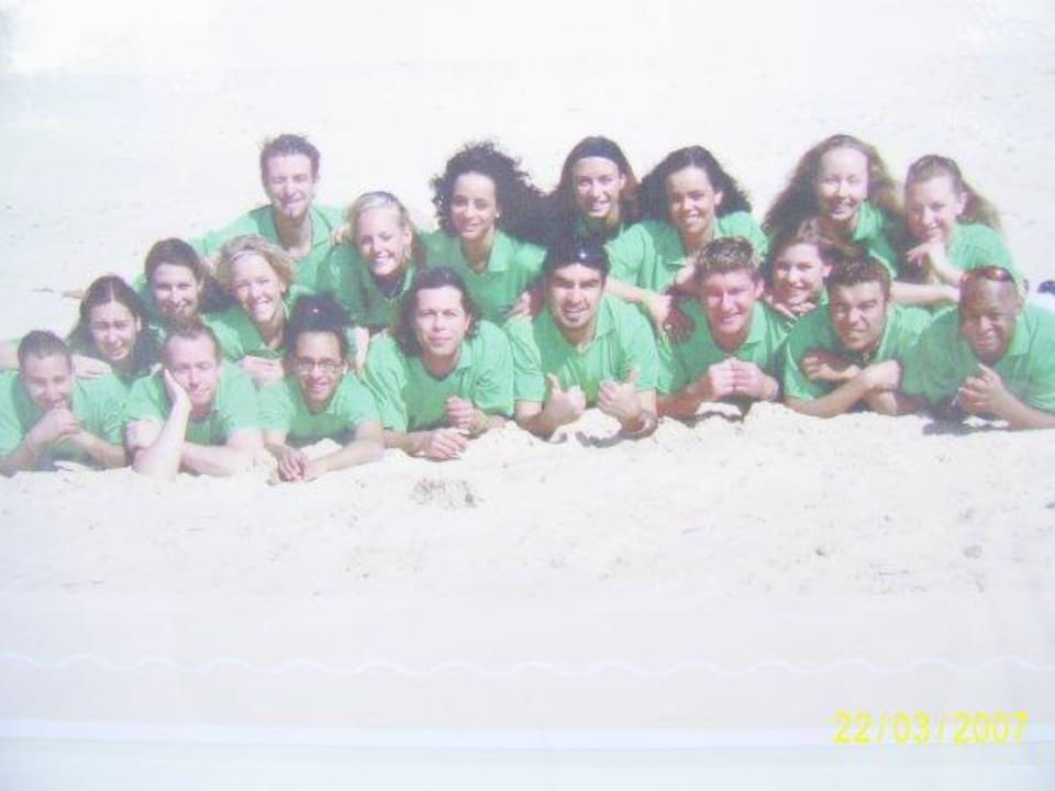 Das tolle Team der Animateure 2007 Calimera Delfino Beach Resort & Spa