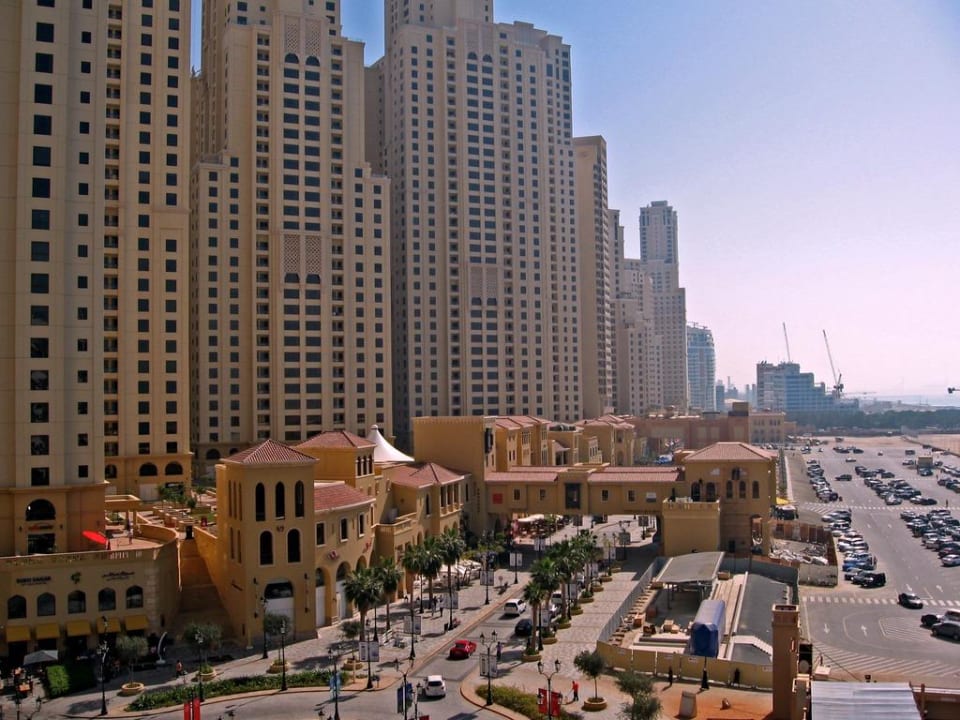 Blick vom Balkon Hilton Dubai Jumeirah