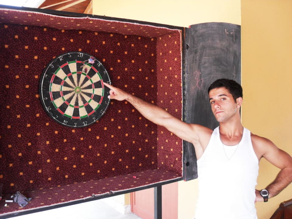 Animateur beim Dart Club Grand Side