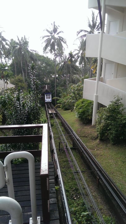 Seilbahn zum Strand Cape Panwa Hotel