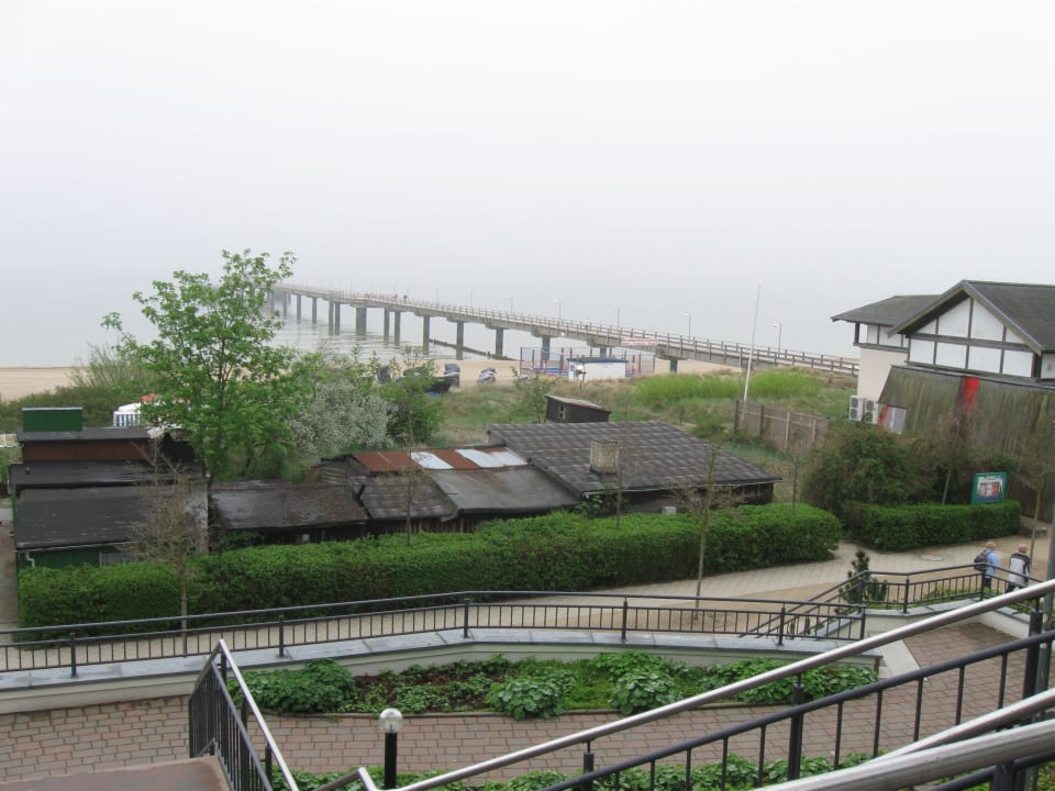 Von der Frühstücksterrasse Blick auf die Ostsee Villa Sommerfreude