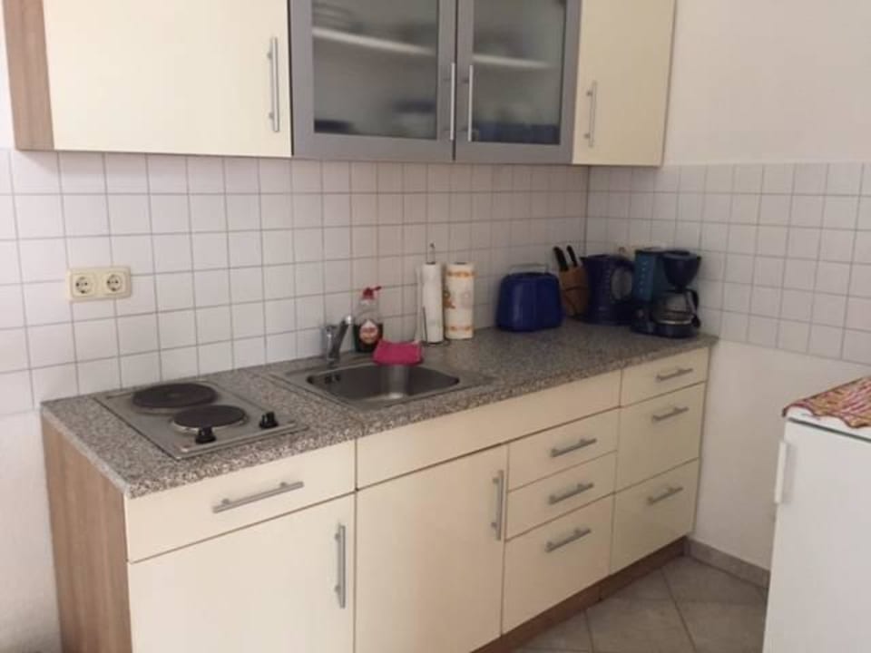 Küchenzeile Ferienwohnung Mülder & Leopold