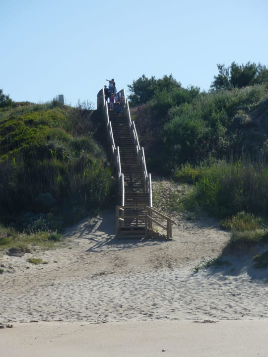 Treppen zum Strand Hotel Riu Chiclana