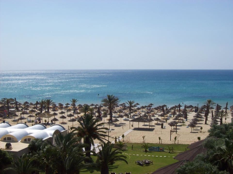 Ausblick zum Strand Hotel Paradis Palace