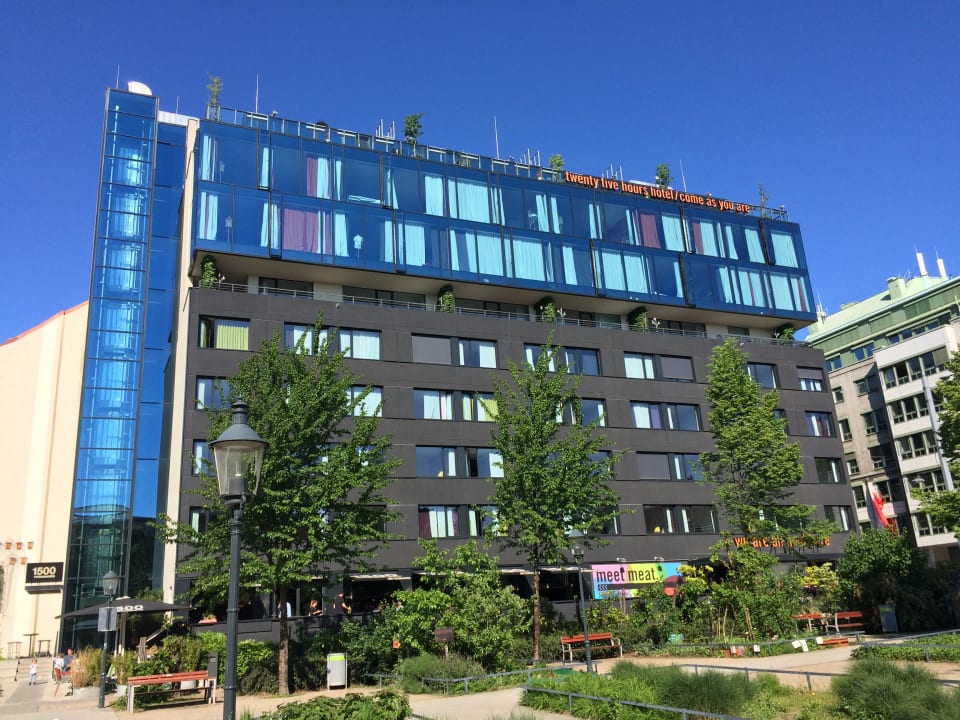 Außenansicht 25hours Hotel Wien beim MuseumsQuartier