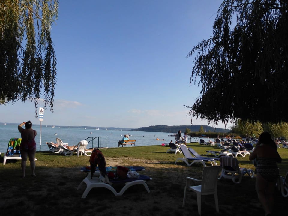 Blick in Richtung Tihany Danubius Hotel Marina