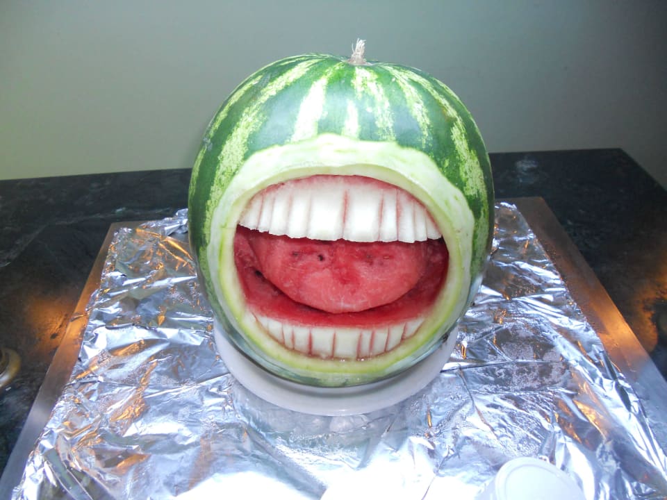 Rzeźba z arbuza The Ksar Djerba Charming Hotel & SPA