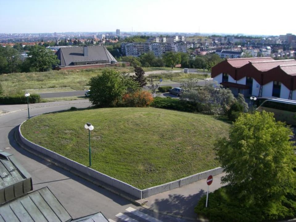 Ausblick vom 3. Stock Hotel Globus