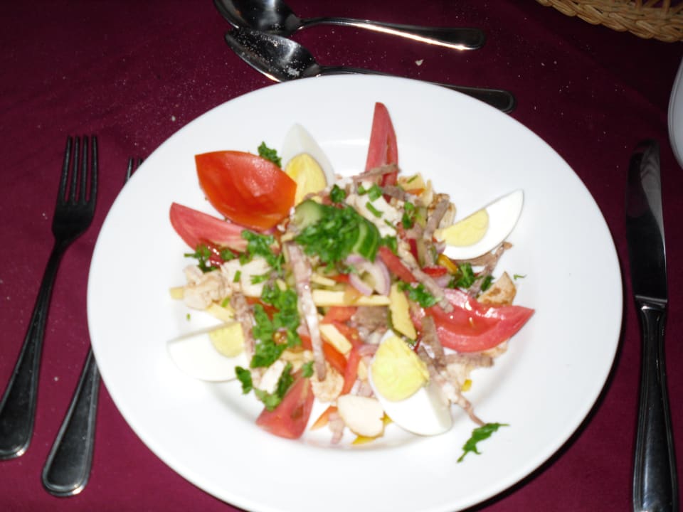 Frischer Salat, auch sehr lecker Swiss Inn Resort Dahab