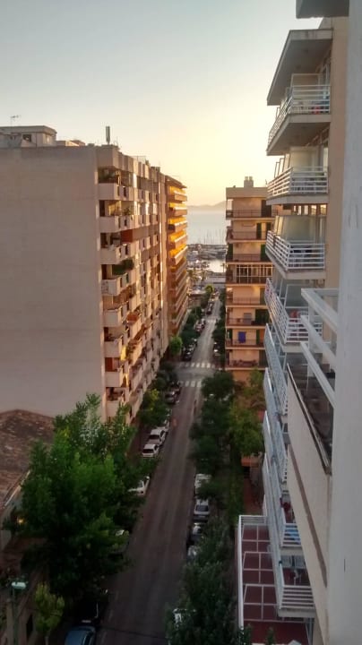 AUsblick vom Zimmer 7. Etage Hotel Kilimanjaro