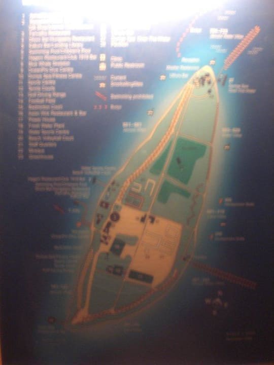 Insel Übersicht Meeru Maldives Resort Island