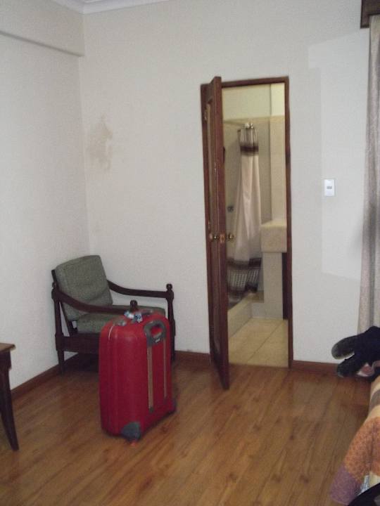 Kleine Badezimmertür Pension Bonifaz