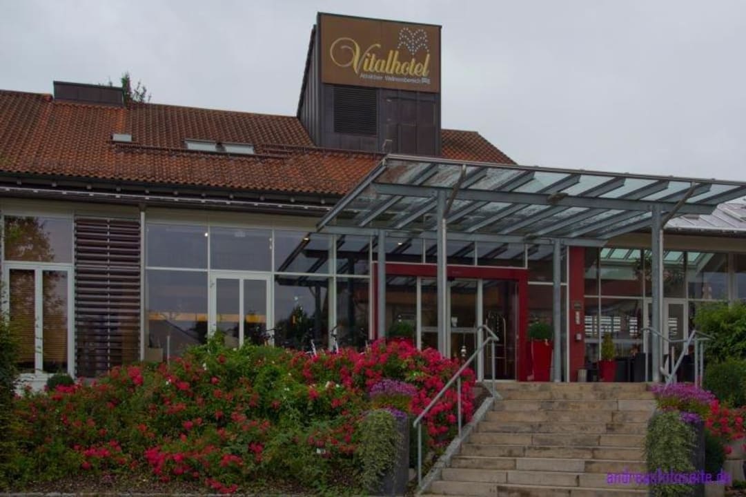 Eingang vom Parkplatz Vitalhotel Bad Birnbach