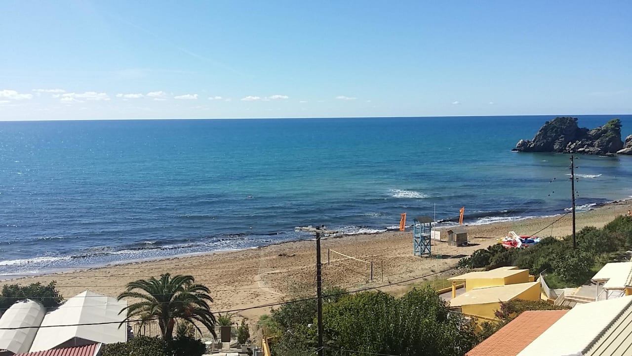 Blick vom Balkon Apartments Naftis