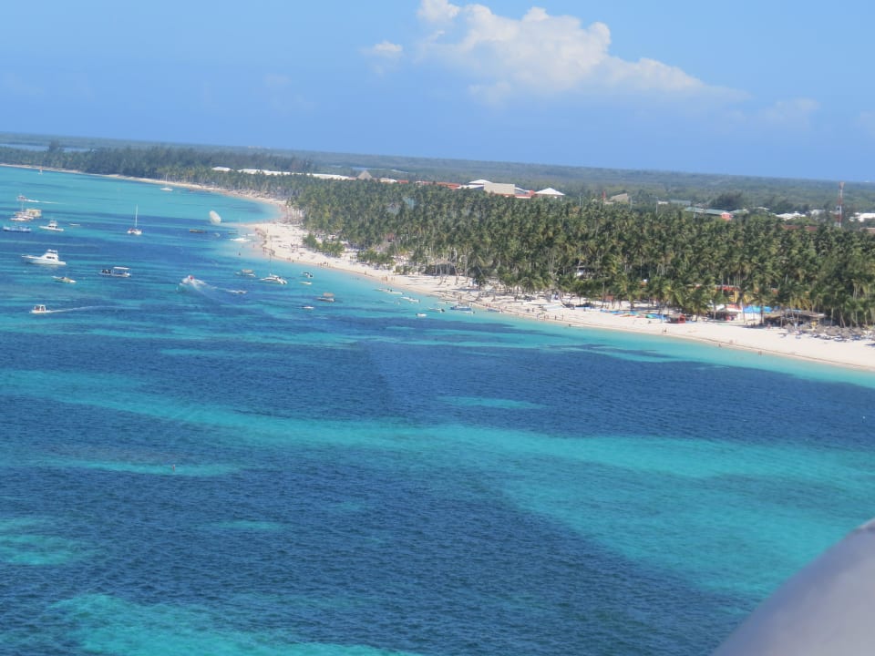 Ausblick vom flying Boat Dreams Royal Beach Punta Cana