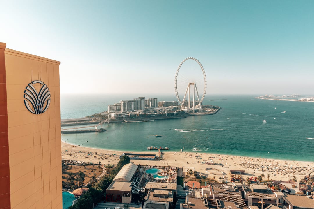 Ausblick Amwaj Rotana Jumeirah Beach Residence