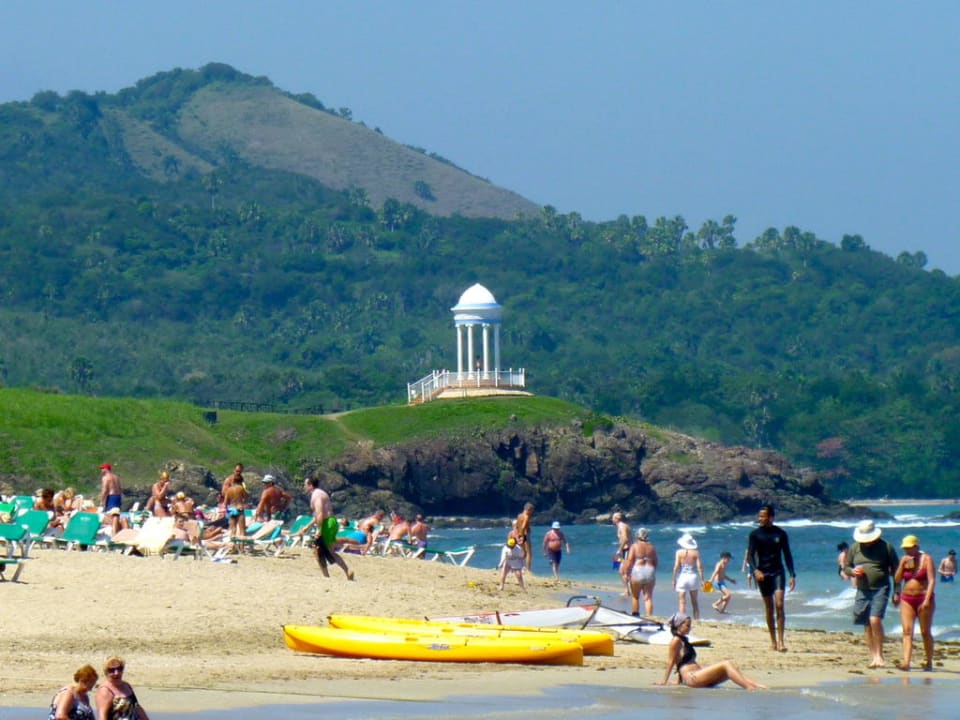 Blick auf den Strand Playabachata Hotel