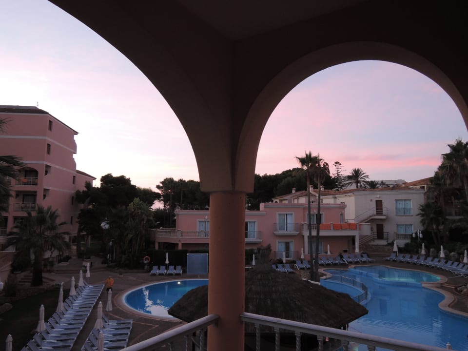 Sonnenaufgang von unserem Balkon aus R2 Lago Playa Park