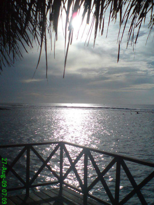 Ausblick von der Terrasse Cinnamon Dhonveli Maldives
