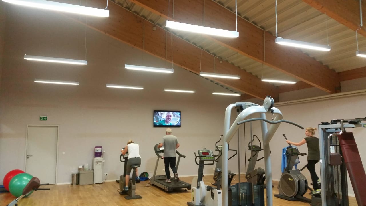 Provisorisches Fitnesstudio Aldiana Club Ampflwang