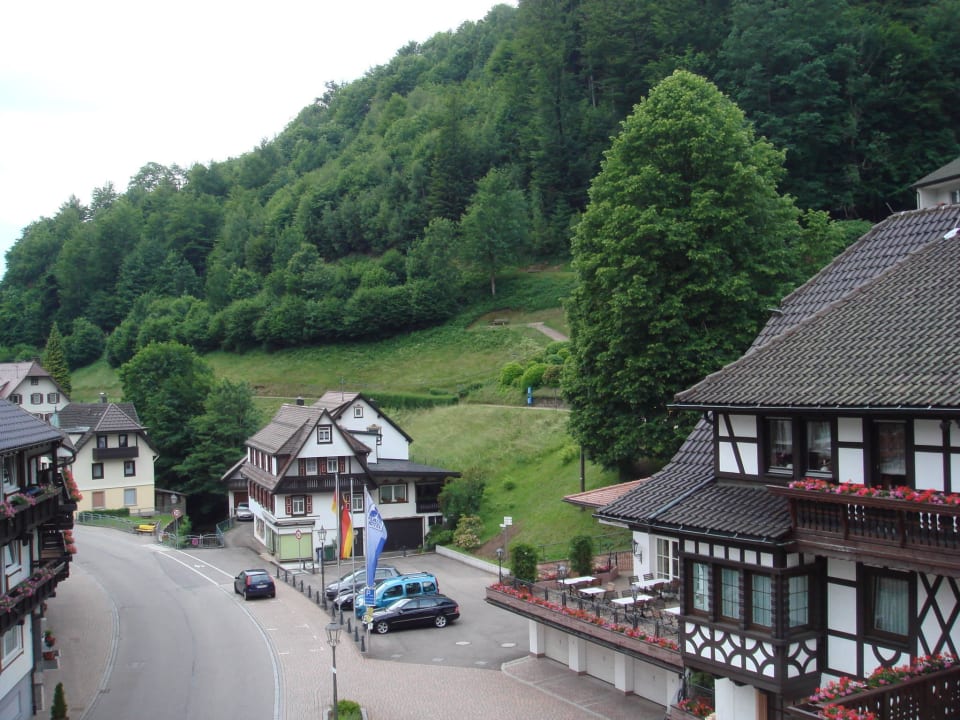 Ausblick vom Balkon Hotel Kimmig