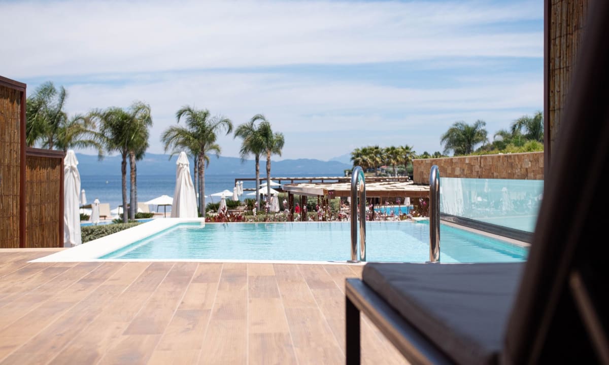 Ausblick Miraggio Thermal Spa Resort