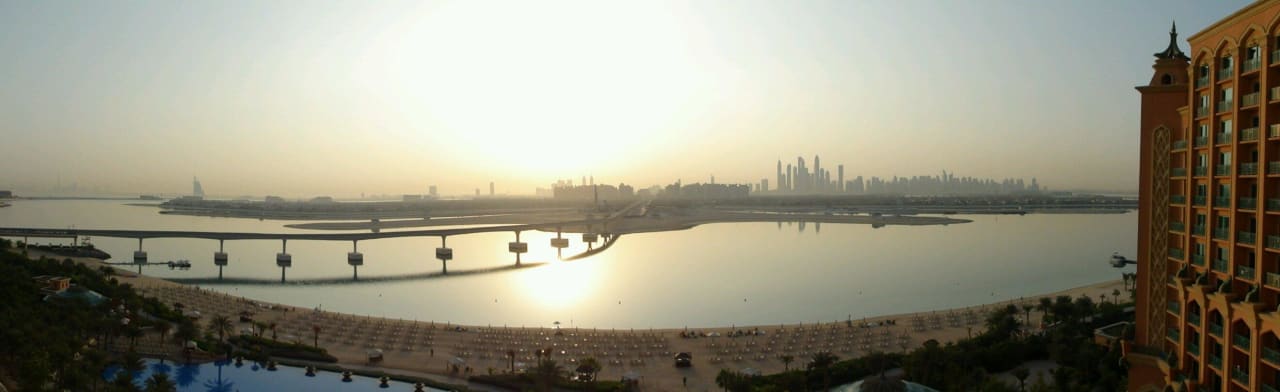 Blick vom Balkon Atlantis, The Palm