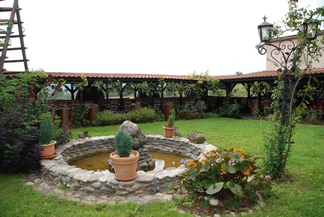 Vom Grillplatz fotografiert Gästehaus Steinhardter Hof
