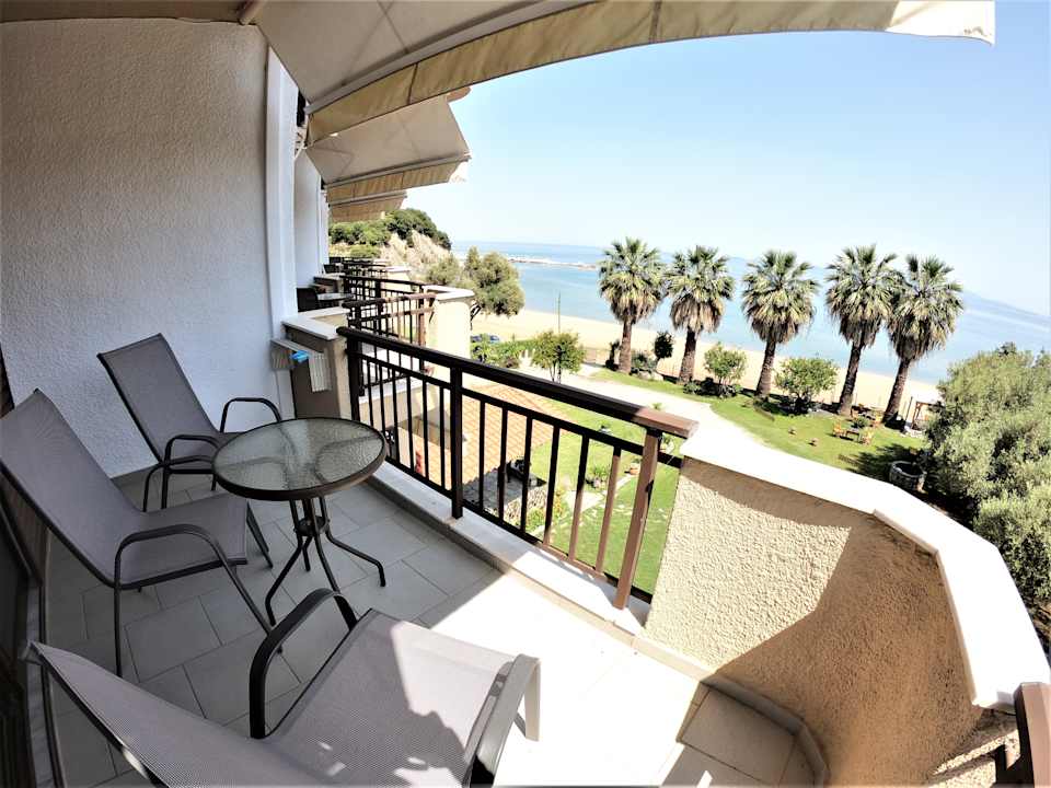 Ausblick Pension Karvounoskala