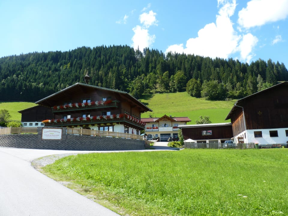 Hofansicht Bauernhof Unterbaumgarten