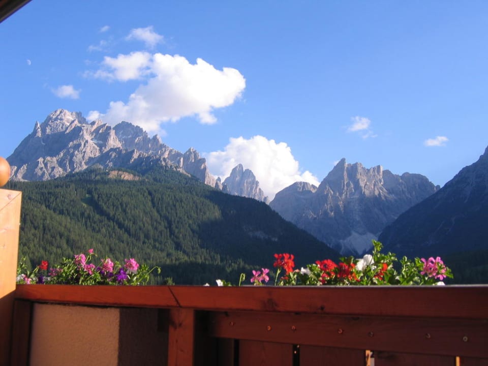 Panorama dal balcone della camera Hotel Alpenblick