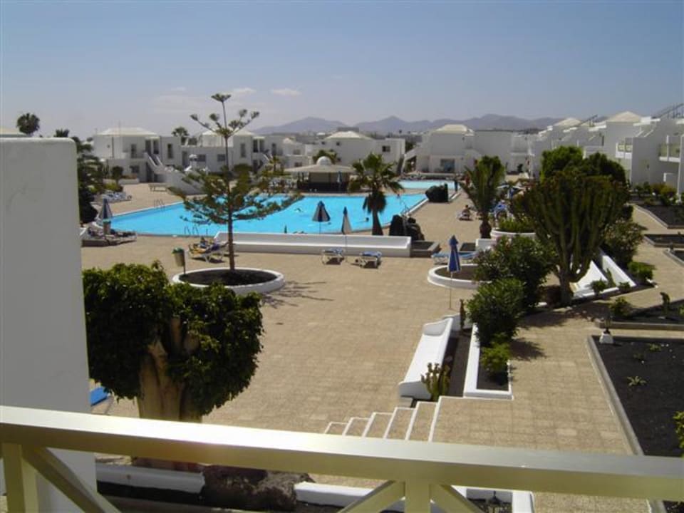 Ausblick Balkon 2te Etage Hotel Floresta