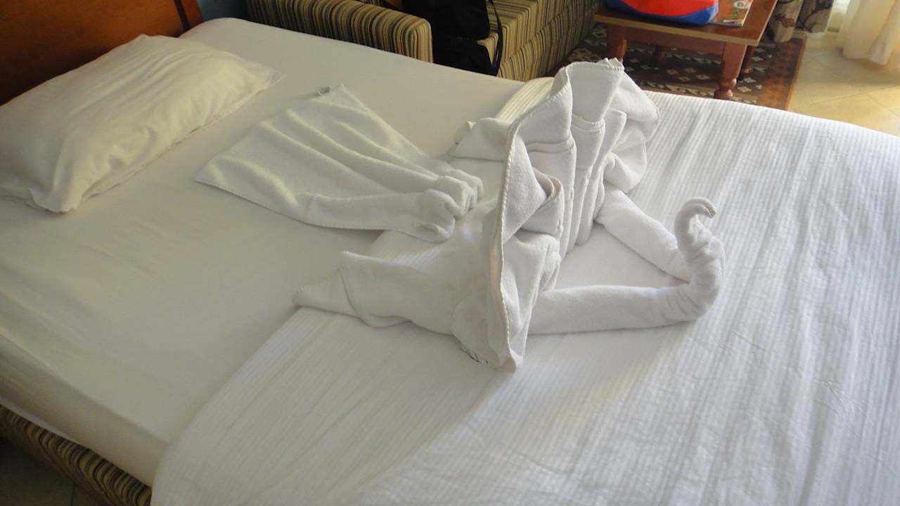Netter Gruß vom Roomboy Titanic Beach Spa & Aqua Park