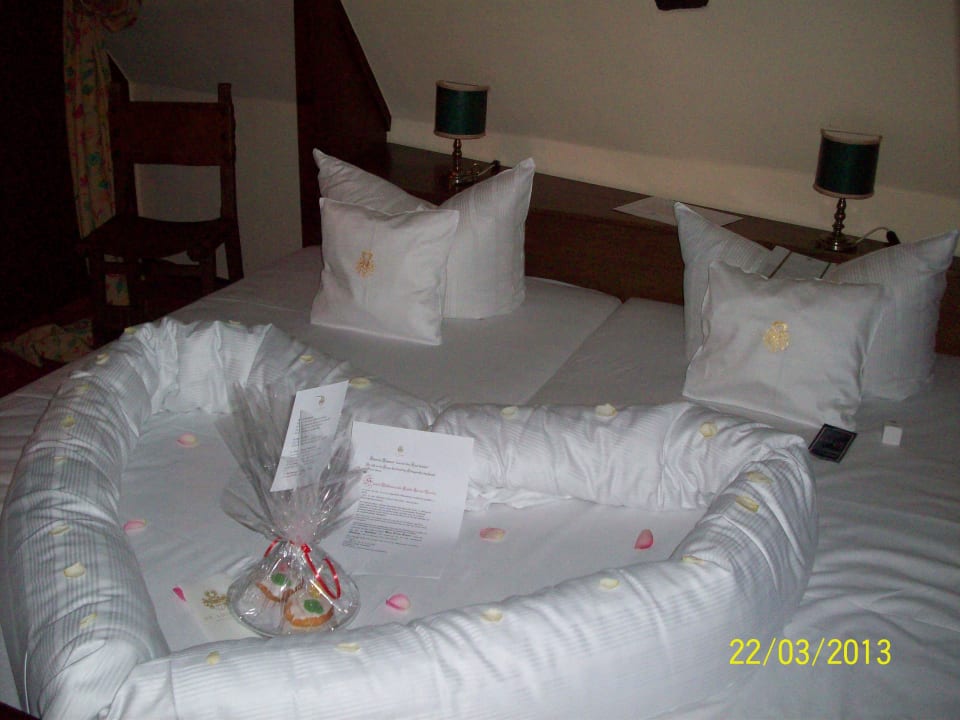 Romantisch dekoriert Burghotel Trendelburg