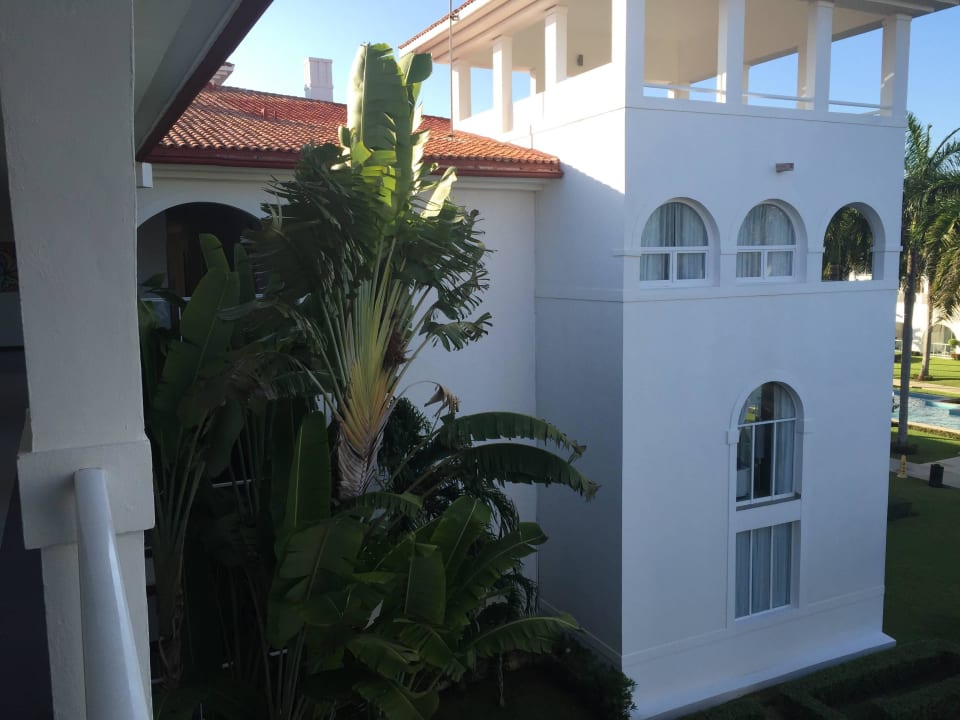 Ausblick Gang zum Zimmer Hotel Riu Palace Mexico