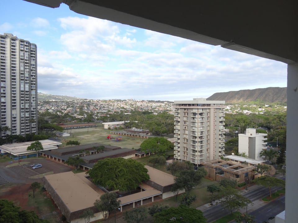 Ausblick von unserem Balkon Hotel Hyatt Place Waikiki Beach