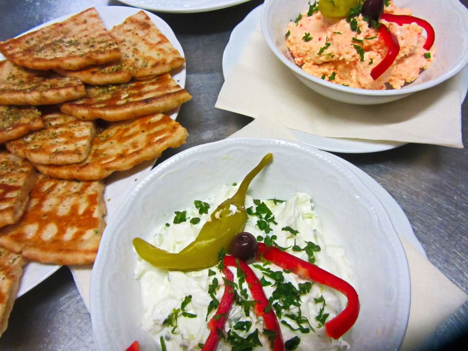 Tzatziki vs. Feta Mousse Hotel Grüner Baum