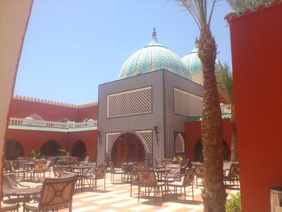Eingang zur Rezeption! Pickalbatros Alf Leila Wa Leila Resort - Neverland Hurghada