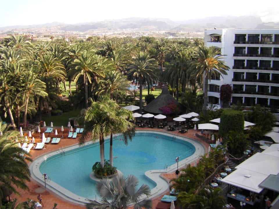 Blick vom Balkon Seaside Hotel Palm Beach