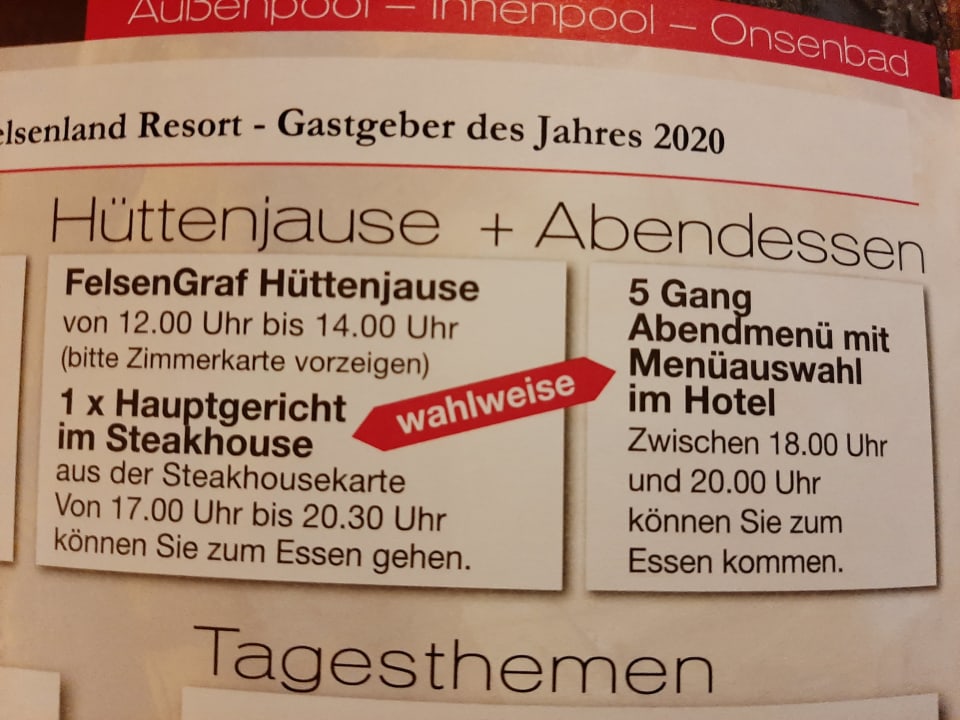 Gastro Felsenland Resort