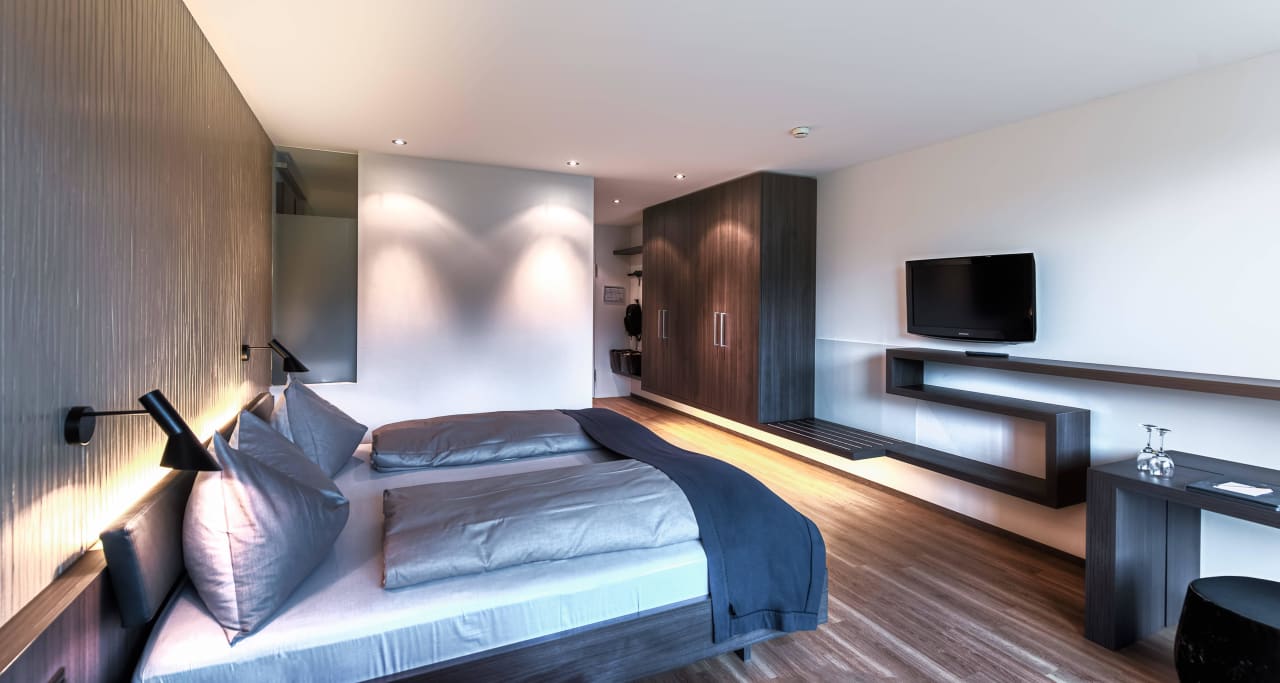 Doppelzimmer mit Parkettboden Wellnesshotel Golf Panorama