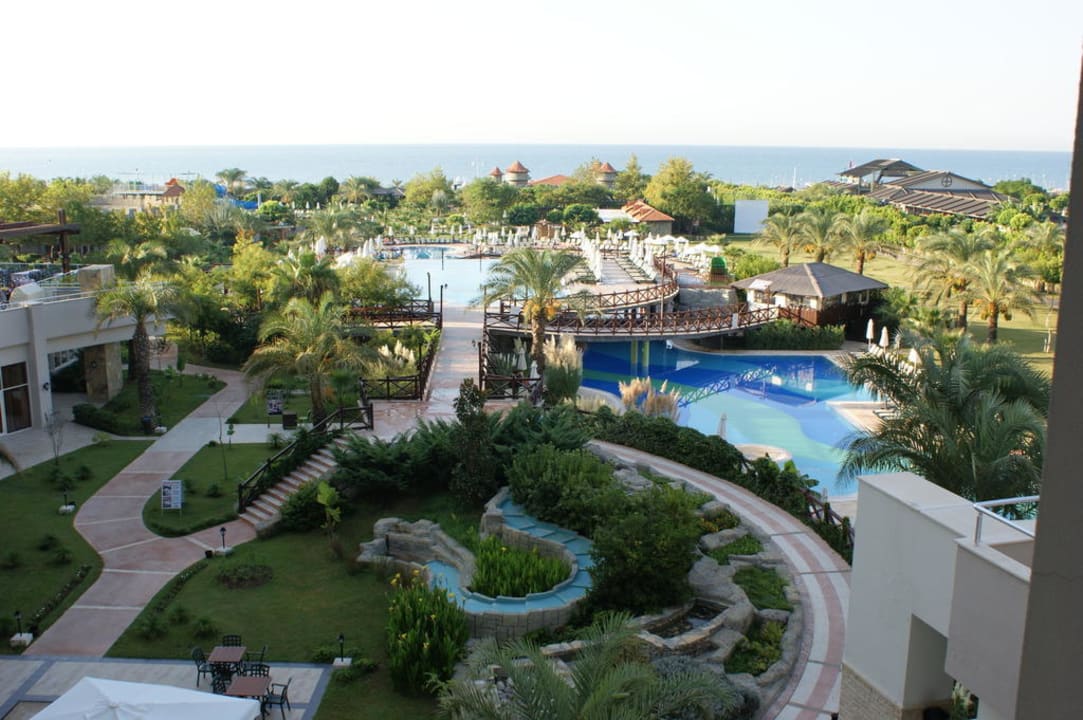 Uitzicht vanaf het balkon Sherwood Exclusive Lara