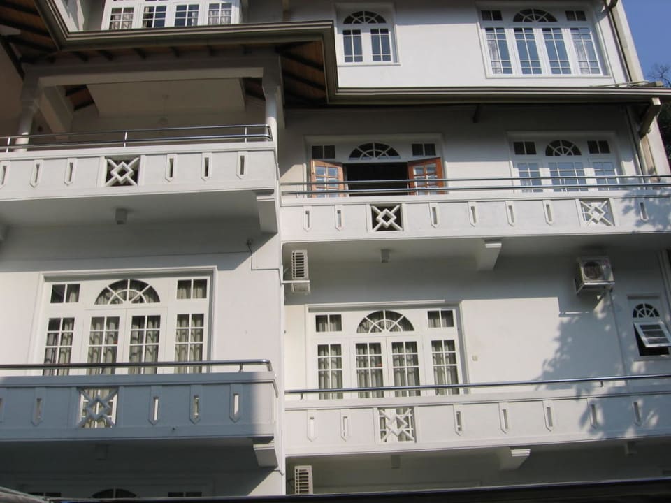 Blick auf den Balkon Oak Ray Serene Garden Hotel