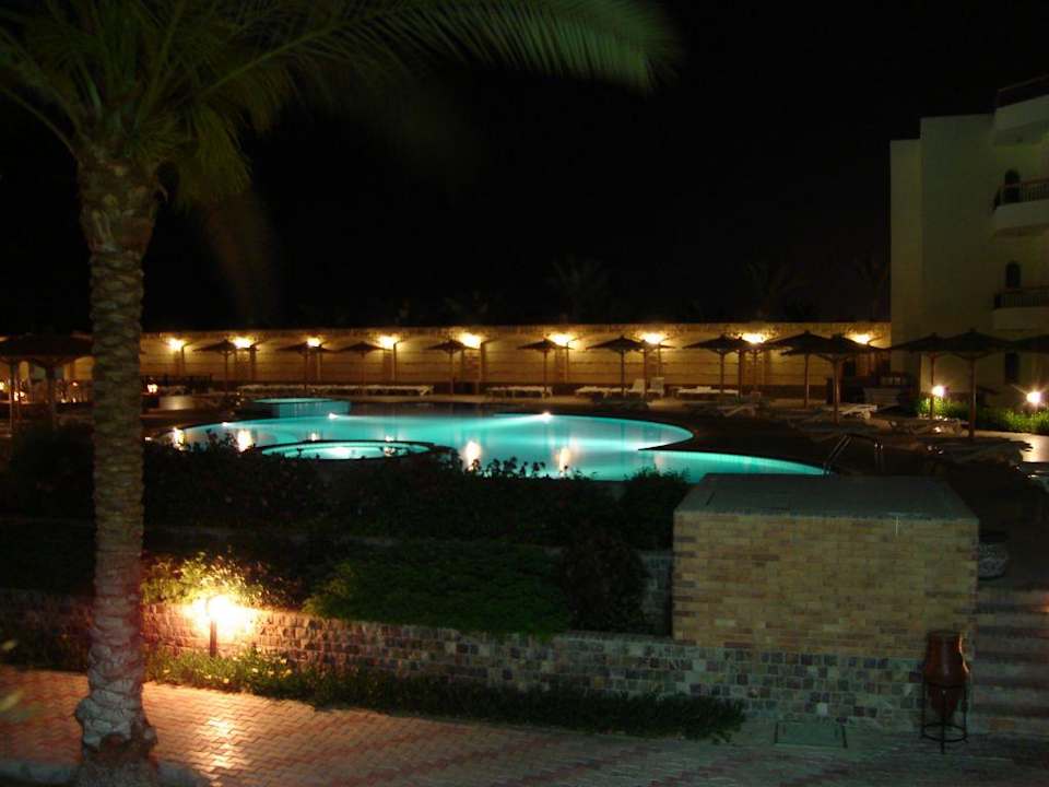Pool by Night Palm Beach Resort