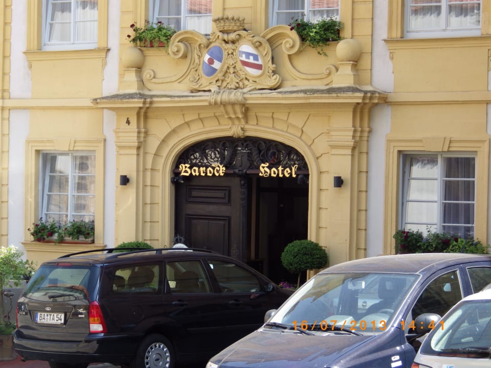 Eingang zum Hotel Barockhotel am Dom