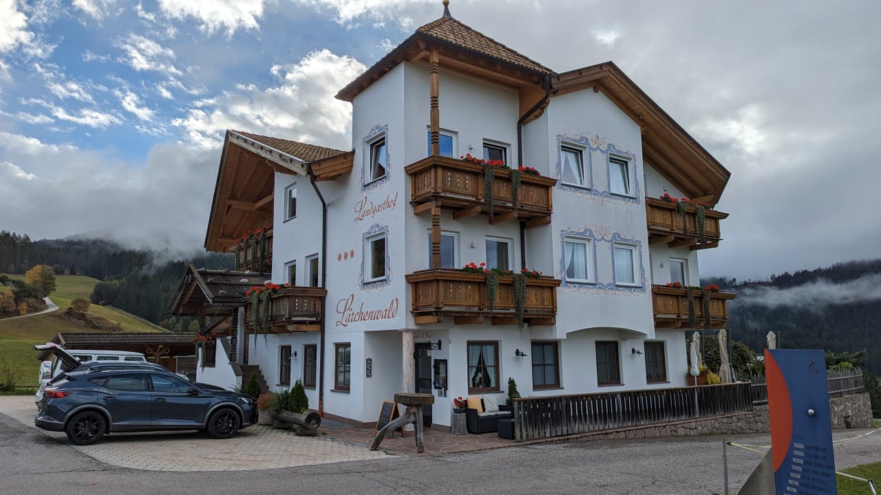 Außenansicht Landgasthof Lärchenwald